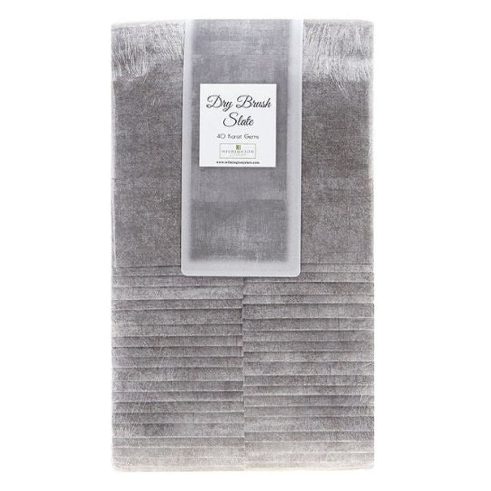 Dry Brush Slate Jelly Roll - 40 Karat Gems - Wilmington Prints
